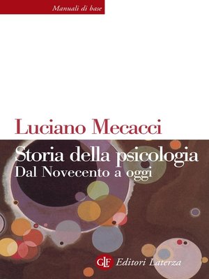 cover image of Storia della psicologia